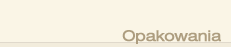 Opakowania